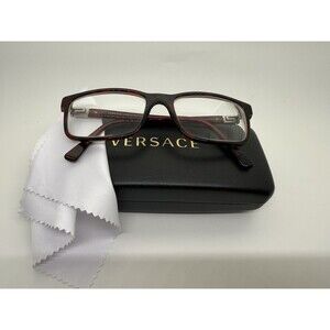 Versace Eyeglasses 3152 518 53-17-140 Full Rim Case, Microfiber Pouch & Cloth